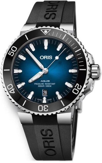 Swiss Luxury Replica ORIS AQUIS CLIPPERTON LIMITED EDITION ON STRAP watch 01 733 7730 4185-Set RS